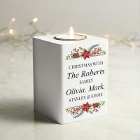 Personalised Christmas Wooden Tealight Holder Extra Image 1 Preview
